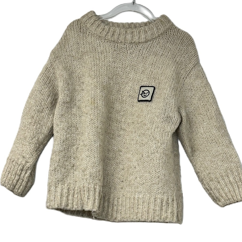 Wynken boys beige sz 2y cozy comfy soft sweater warm chunky British style solid